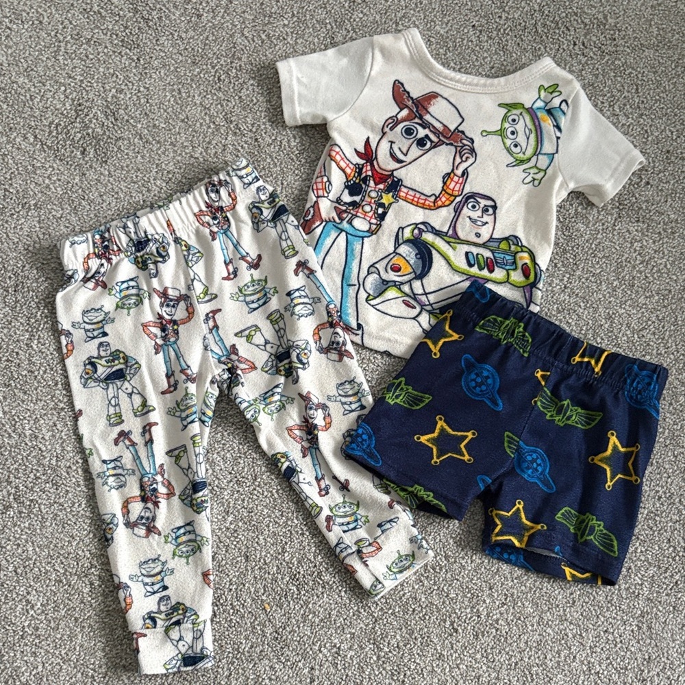 Toy Story 3-Pc Pajama Set for Toddlers